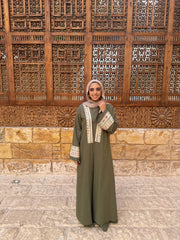 Athar kaftan in pistachio