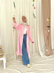 LUJAIN LONG SHIRT IN PINK