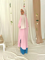 LUJAIN LONG SHIRT IN PINK