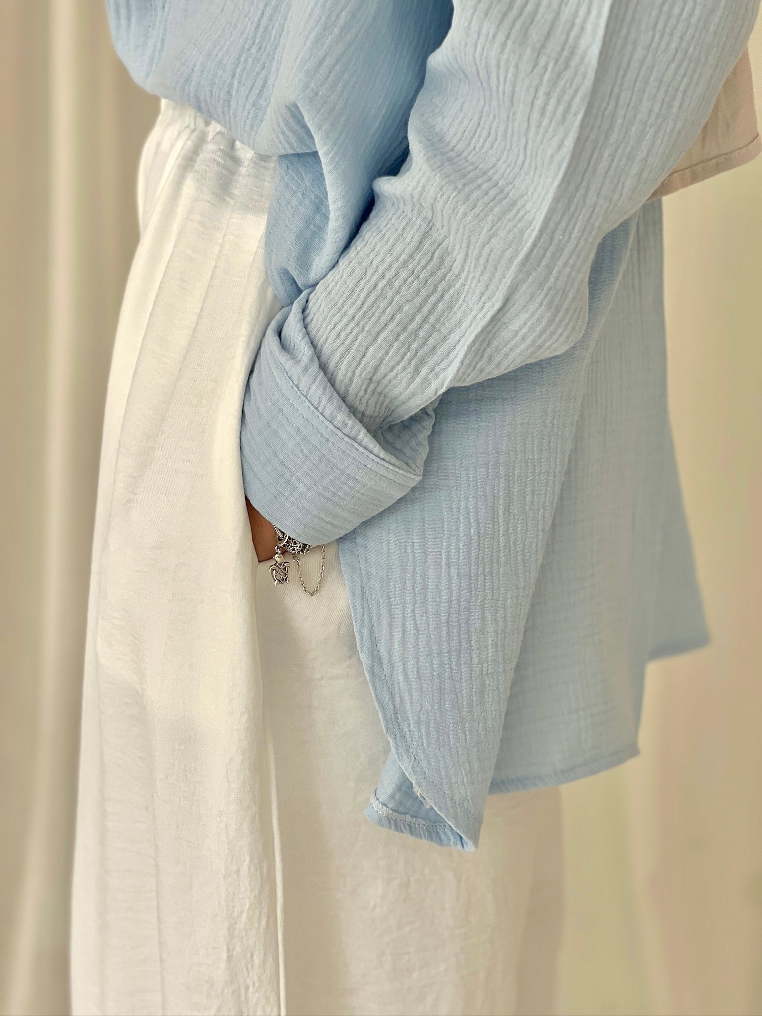 LINEN PANT IN WHITE