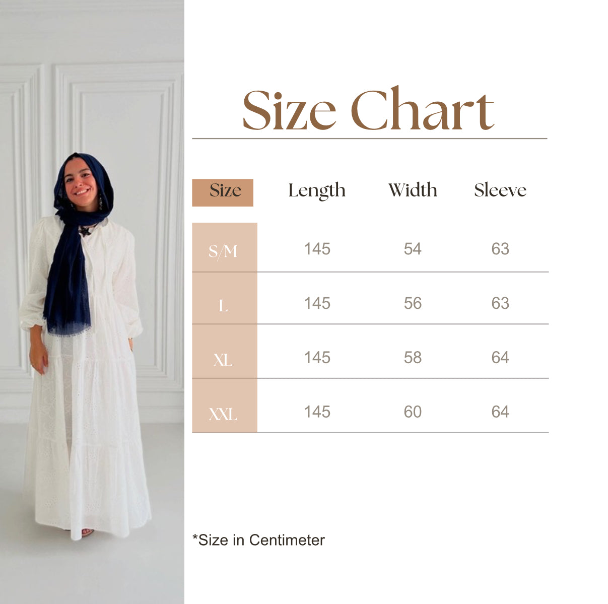 Jasmine dress in white