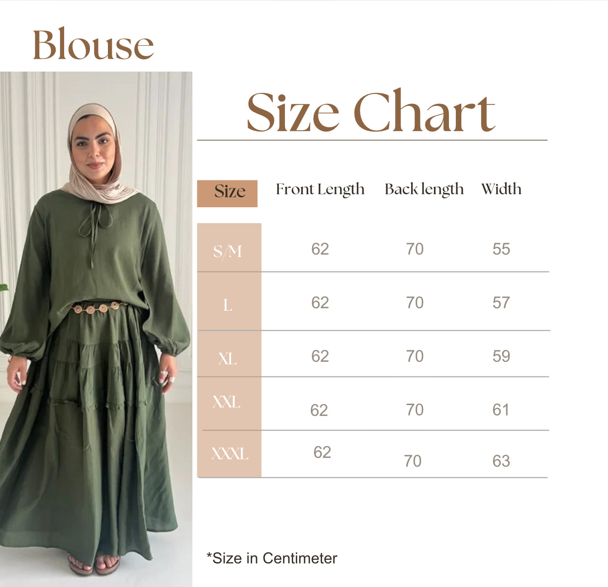 Olive blouse