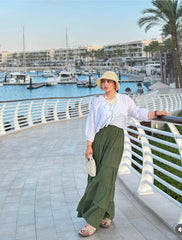 Zahra skirt in olive