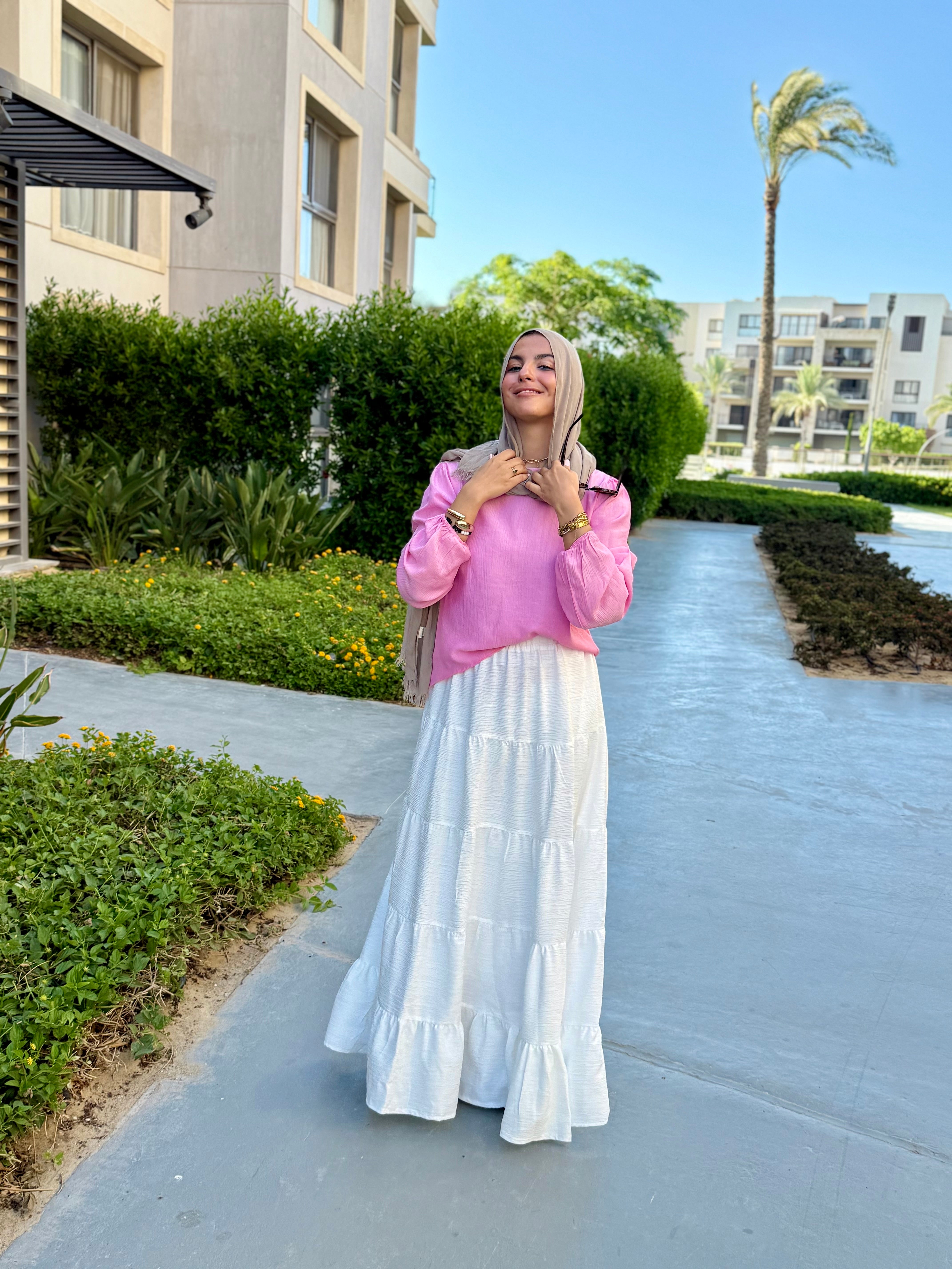 Luna blouse in pink