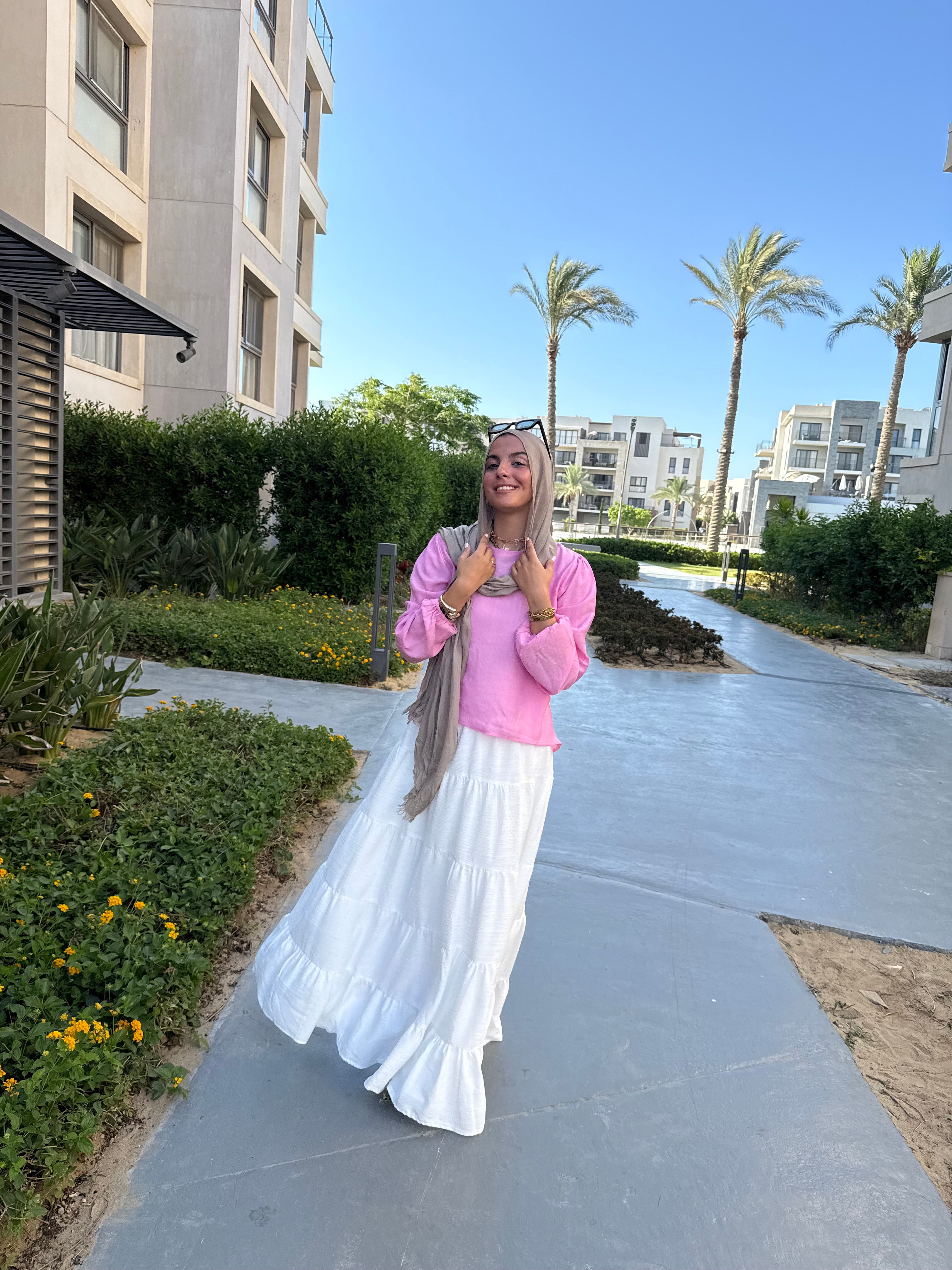 Luna blouse in pink