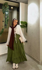 Zahra skirt in olive