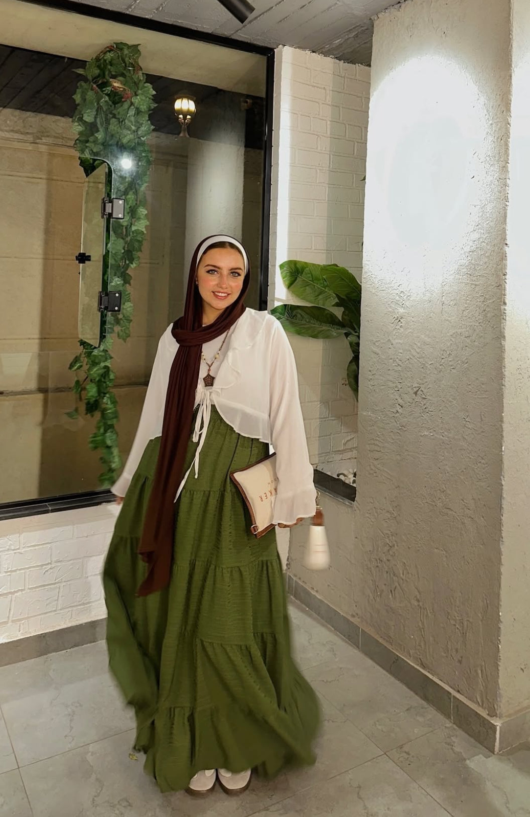 Zahra skirt in olive