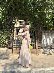 Jasmine dress in beige