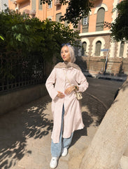 Lujain Strapped Long Shirt in Semon