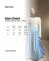 Emery Denim Skirt - Blue