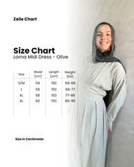 Lorna Linen Blend Midi Dress - Olive